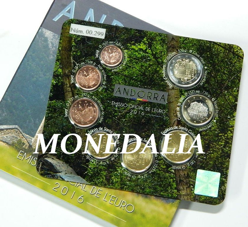 2016 - ANDORRA - CARTERA EUROS - BU 