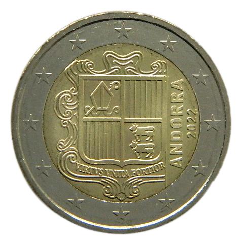 2022 - ANDORRA - 2 EURO - NO CONMEMORATIVA