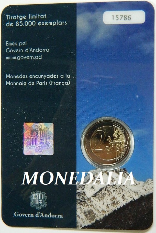 2017 - ANDORRA - 2 EUROS - PIRINEOS