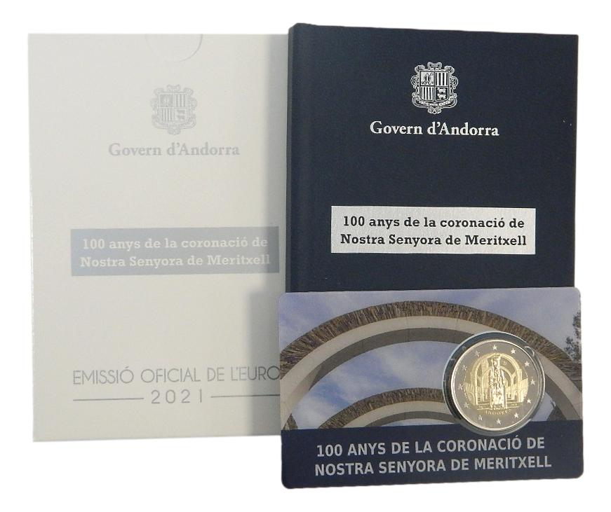 2021 - ANDORRA - 2 EUROS - MERITXELL - PROOF