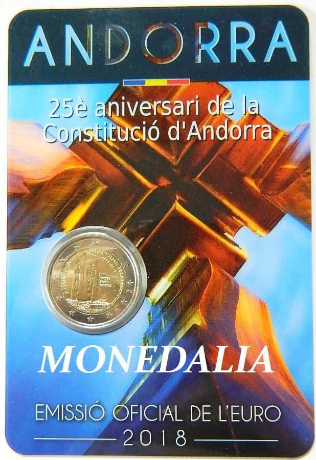 2018 - ANDORRA - 2 EURO - CONSTITUCION