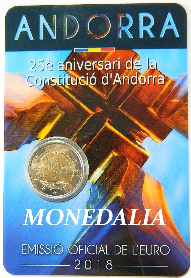 2018 - ANDORRA - 2 EURO - CONSTITUCION