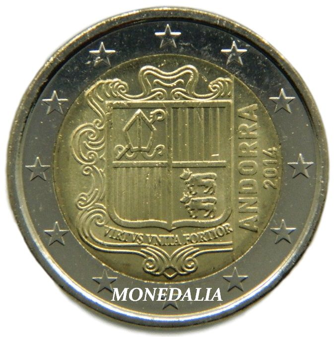 2014 - ANDORRA - 2 EUROS - NO CONMEMORATIVA