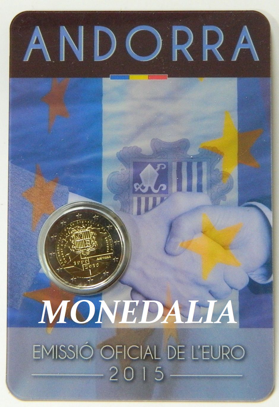 2015 - ANDORRA - 2 EUROS - ACUERDO ADUANERO