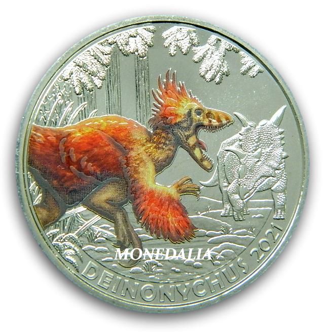 2021 - AUSTRIA - 3 EURO - DEINONYCHUS