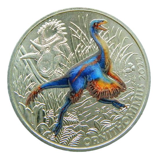 2022 - AUSTRIA - 3 EURO - ORNITHOMIMUS