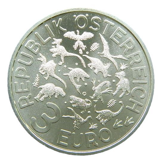 2022 - AUSTRIA - 3 EURO - ORNITHOMIMUS