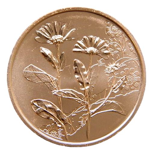 2022 - AUSTRIA - 10 EURO - CALENDULA - COBRE