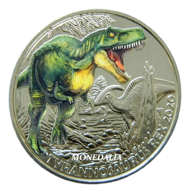 2020 - AUSTRIA - 3 EURO - TYRANNOSAURUS REX