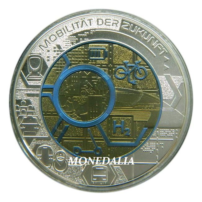 2021 - AUSTRIA - 25 EUROS - MOVILIDAD - NIOBIO