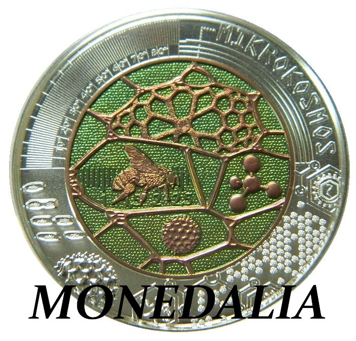 2017 - AUSTRIA - 25 EUROS - MICROCOSMOS - NIOBIO