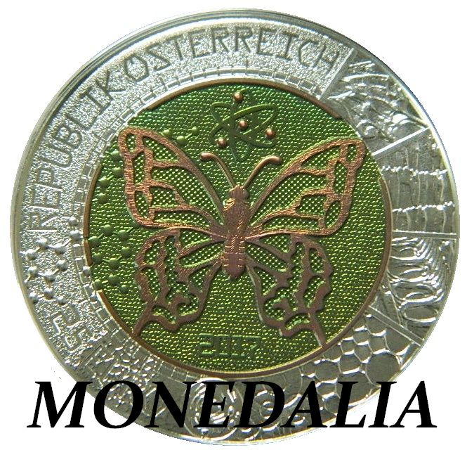 2017 - AUSTRIA - 25 EUROS - MICROCOSMOS - NIOBIO