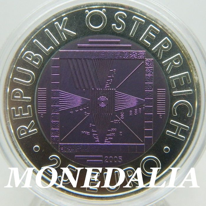 2005 - AUSTRIA - 25 EURO - TELEVISION - NIOBIO