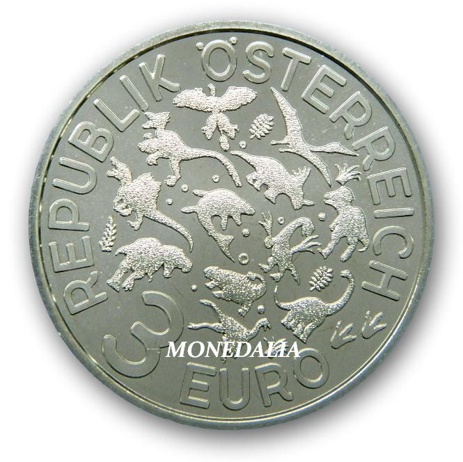 2021 - AUSTRIA - 3 EURO - DEINONYCHUS