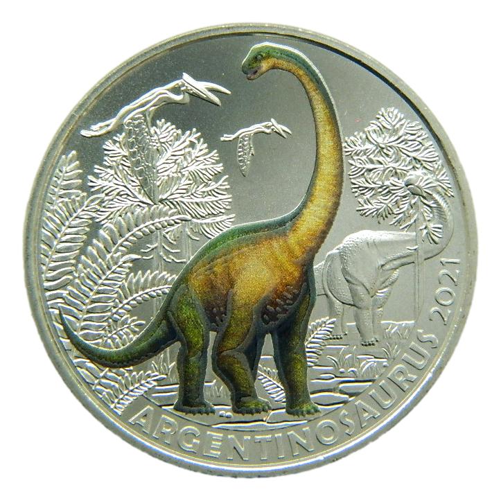 2021 - AUSTRIA - 3 EURO - ARGENTINOSAURUS