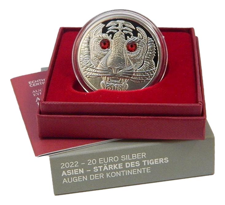 2022 - AUSTRIA - 20 EURO - TIGRE