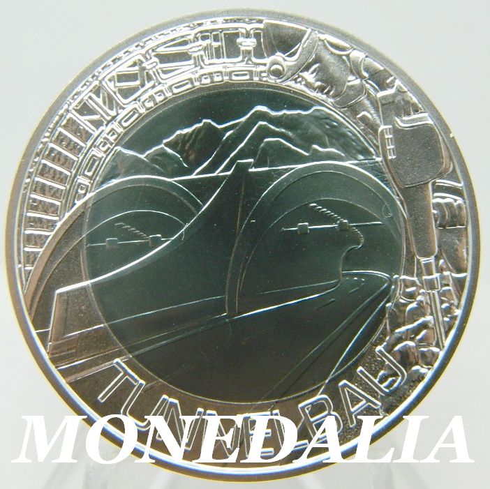 2013 - AUSTRIA - 25 EURO - TUNNELBAU - NIOBIO