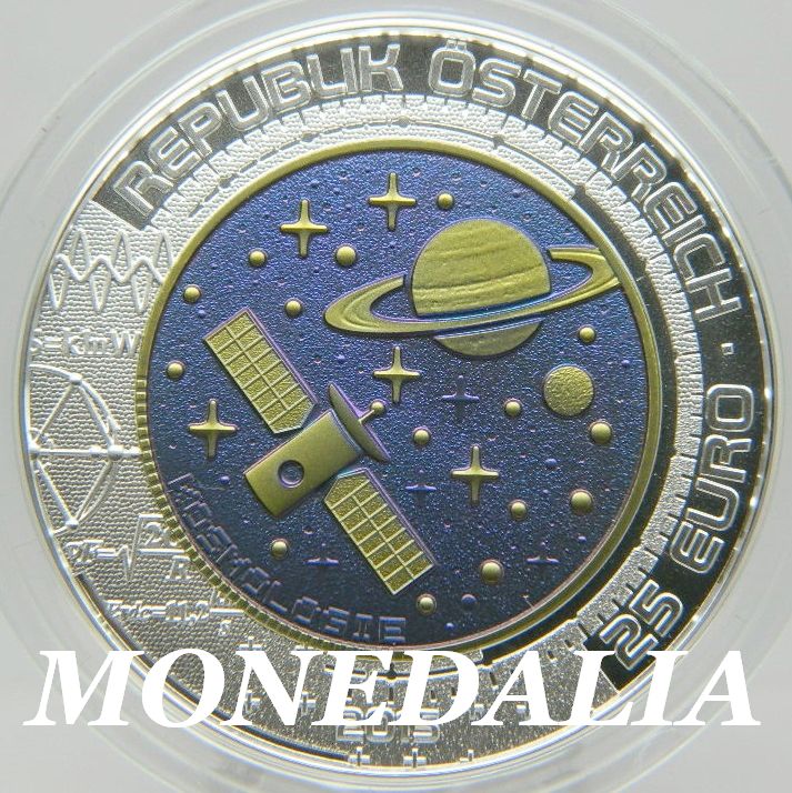 2015 - AUSTRIA - 25 EURO - COSMOLOGIA - NIOBIO