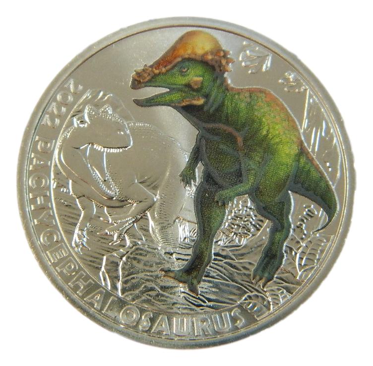 2022 - AUSTRIA - 3 EURO - PACHYCEPHALOSAURUS 