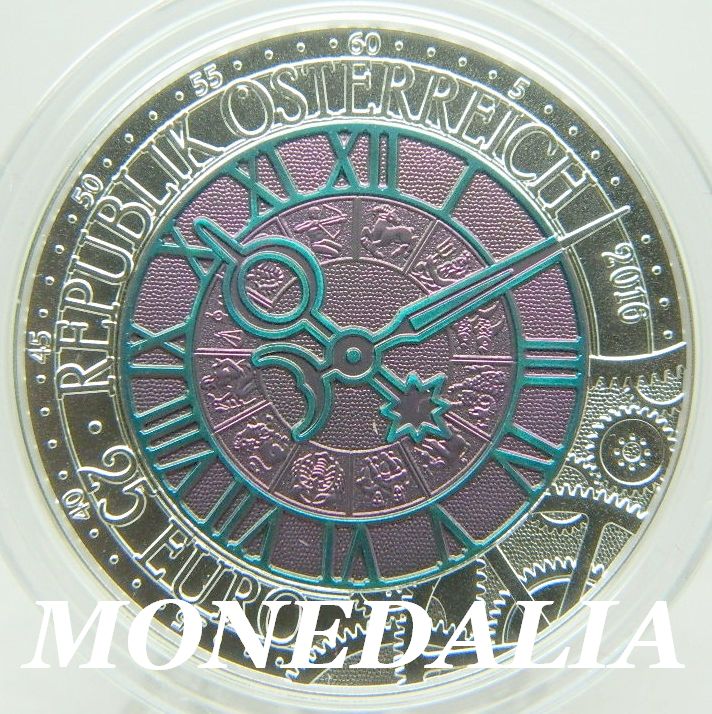 2016 - AUSTRIA - 25 EURO - TIEMPO - NIOBIO
