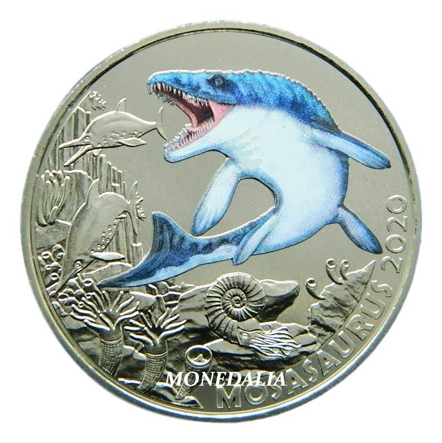 2020 - AUSTRIA - 3 EURO - MOSASAURUS