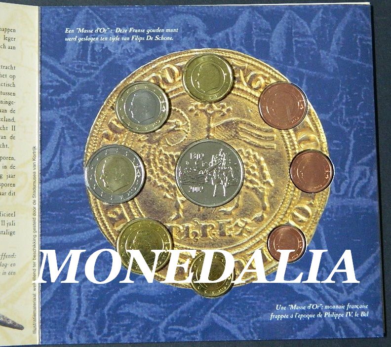 2002 - BELGICA - EUROSET - 8 MONEDAS