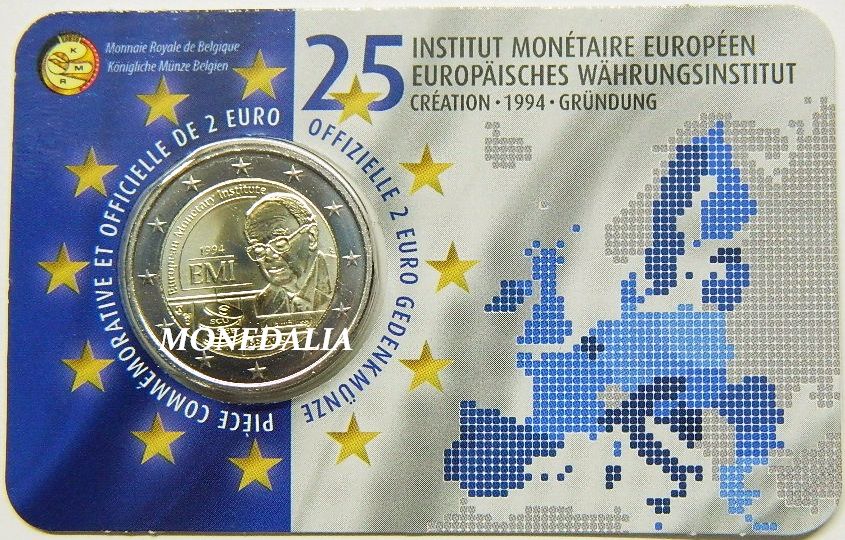 2019 - BELGICA - 2 EURO - INSTITUTO - EMI - FRANCES