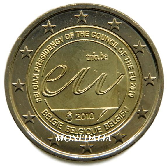 2010 - BELGICA - 2 EUROS - CONSEJO UE