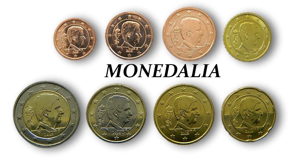 2015 - BELGICA - SERIE EUROS - TIRA - NUEVO MODELO