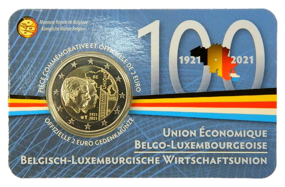 2021 - BELGICA - 2 EURO - CONSTITUCION - FRANCES