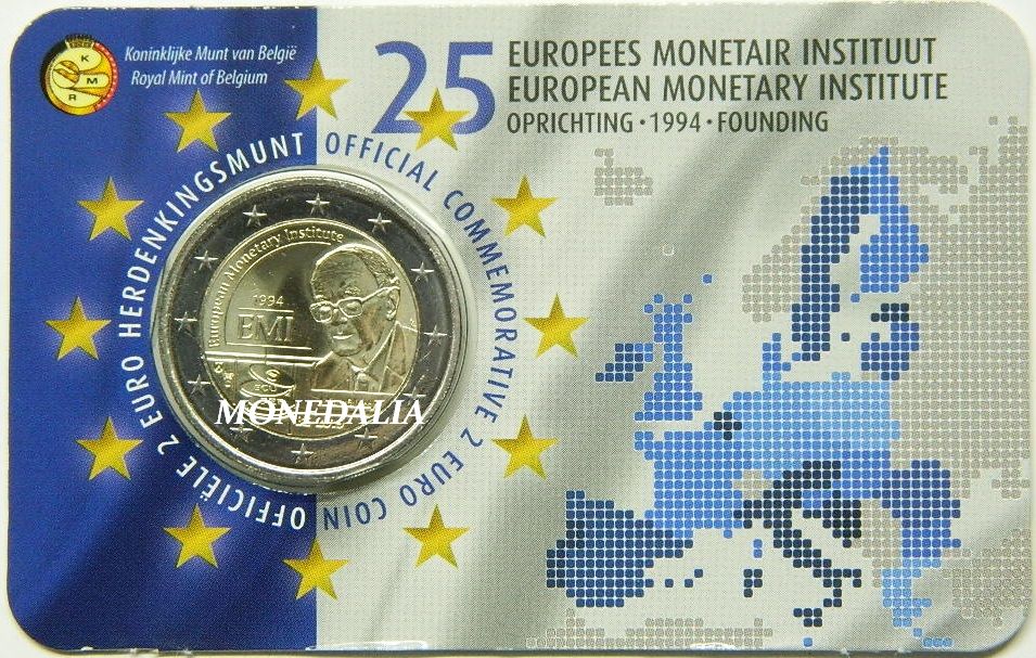 2019 - BELGICA - 2 EURO - INSTITUTO - EMI - HOLANDES