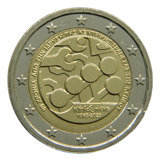 2023 - CHIPRE - 2 EURO - BANCO