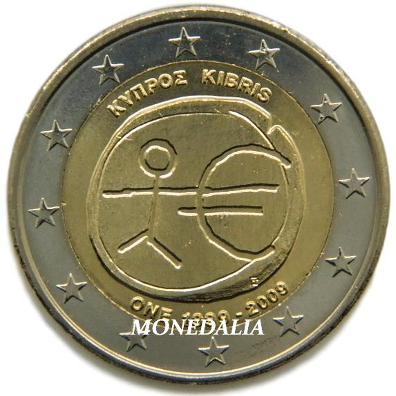 2009 - CHIPRE - 2 EUROS - EMU 