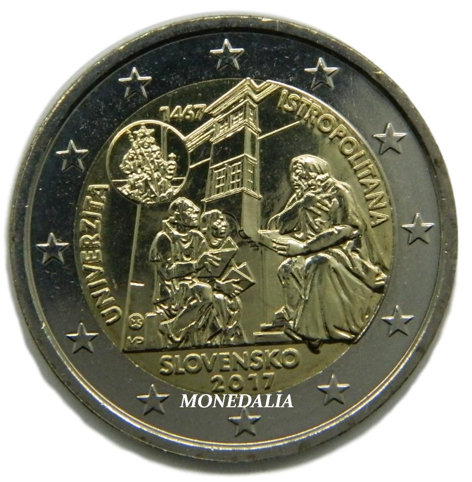 2017 - ESLOVAQUIA - 2 EUROS - UNIVERSIDAD