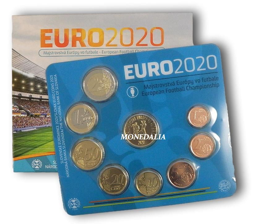 2020 - ESLOVAQUIA - CARTERA EUROS - FUTBOL