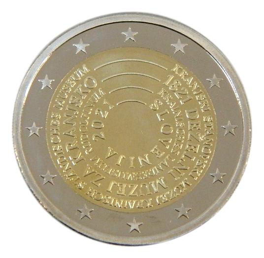 2021 - ESLOVENIA - 2 EURO - MUSEO - PROOF