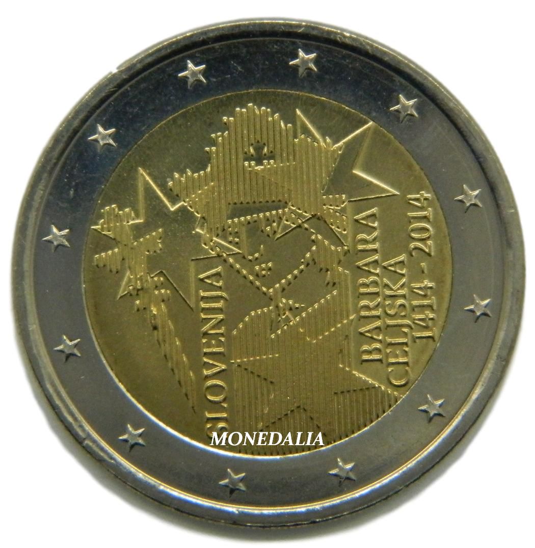 2014 - ESLOVENIA - 2 EUROS - CORONACION BARBARA CELJE