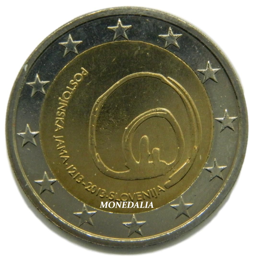 2013 - ESLOVENIA - 2 EURO - CUEVA POSTOJNA