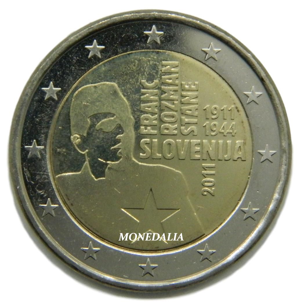 2011 - ESLOVENIA - 2 EUROS - FRANC