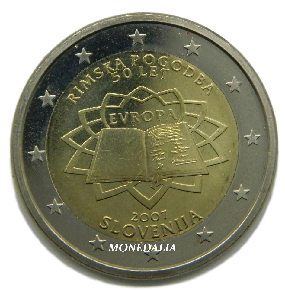 2007 - ESLOVENIA - 2 EUROS - TRATADO DE ROMA