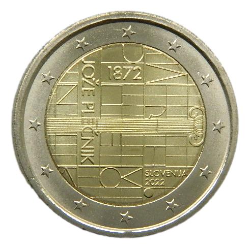 2022 - ESLOVENIA - 2 EURO - JOZE PLECNIK