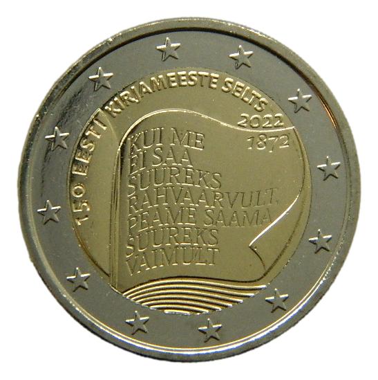 2022 - ESTONIA - 2 EURO - LITERATURA