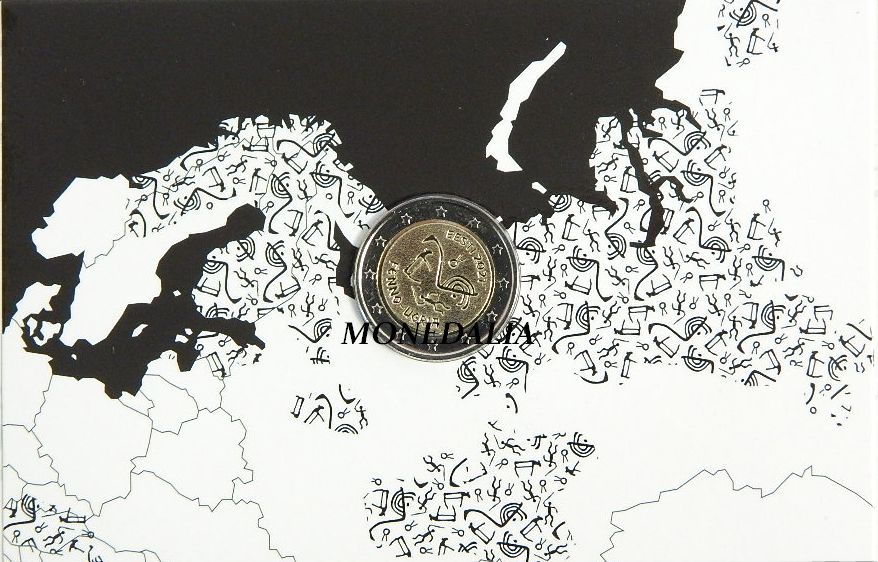 2021 - ESTONIA - 2 EURO - PUEBLOS UGROFINESES - COINCARD