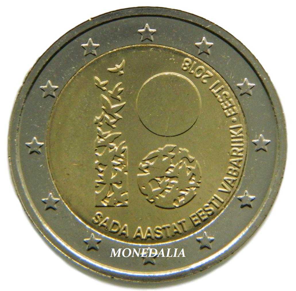 2018 - ESTONIA - 2 EUROS - REPUBLICA