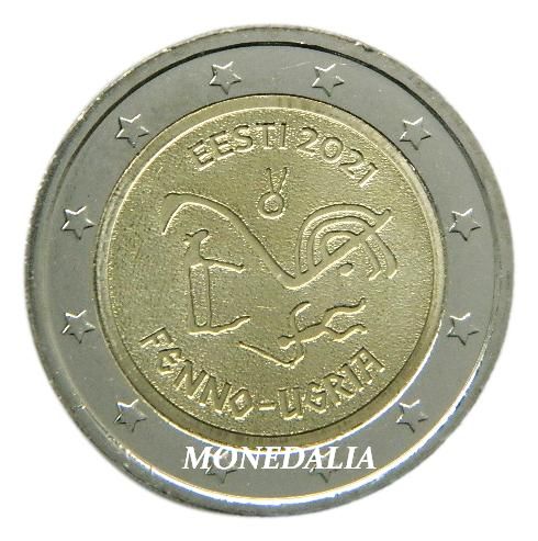 2021 - ESTONIA - 2 EURO - PUEBLOS UGROFINESES