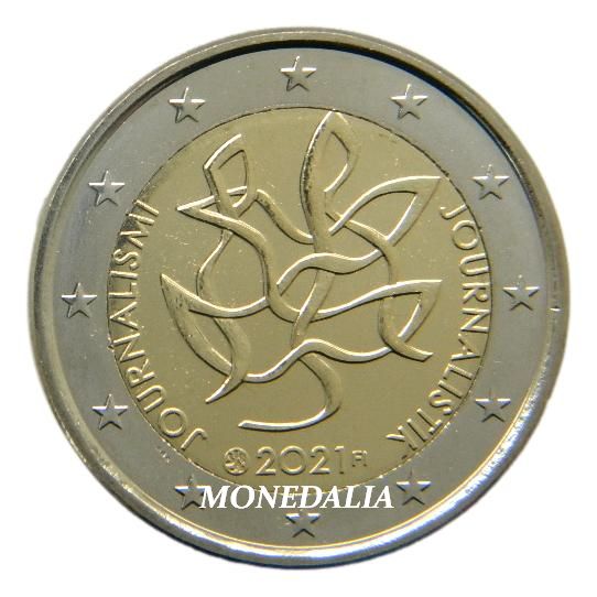 2021 - FINLANDIA - 2 EURO - PERIODISMO