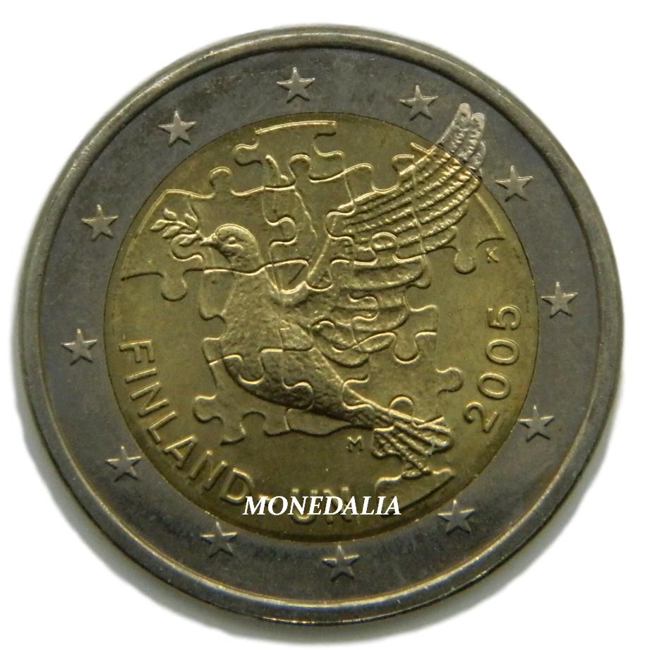 2005 - FINLANDIA - 2 EURO - ADHESIÓN A LA ONU