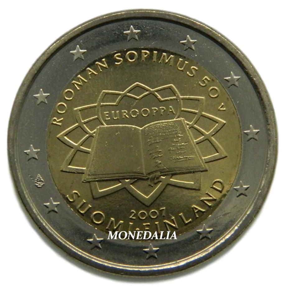 2007 - FINLANDIA - 2 EUROS - TRATADO DE ROMA