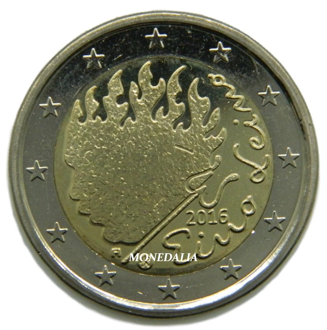 2016 - FINLANDIA - 2 EURO - EINO LEINO