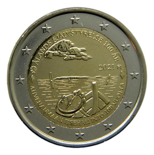 2021 - FINLANDIA - 2 EURO - REGION ALAND 